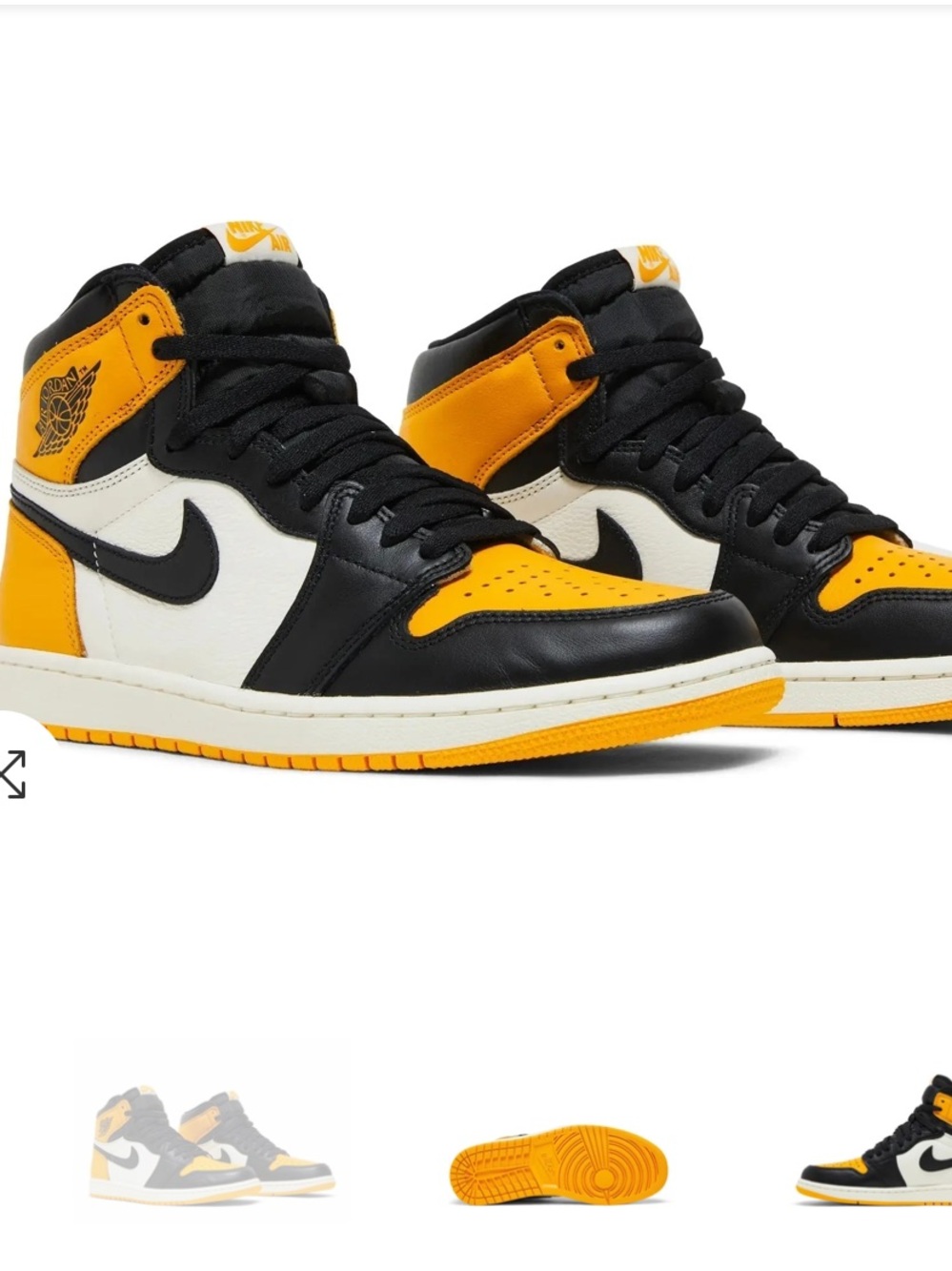 Jordan 1 retro high rHigh-Top Leather Basketball Sneakers -